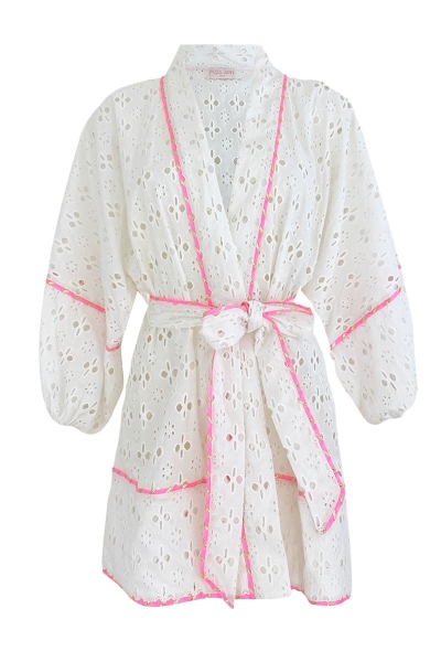 long sleeve bohemian chic short kimono WINDY - Miss June