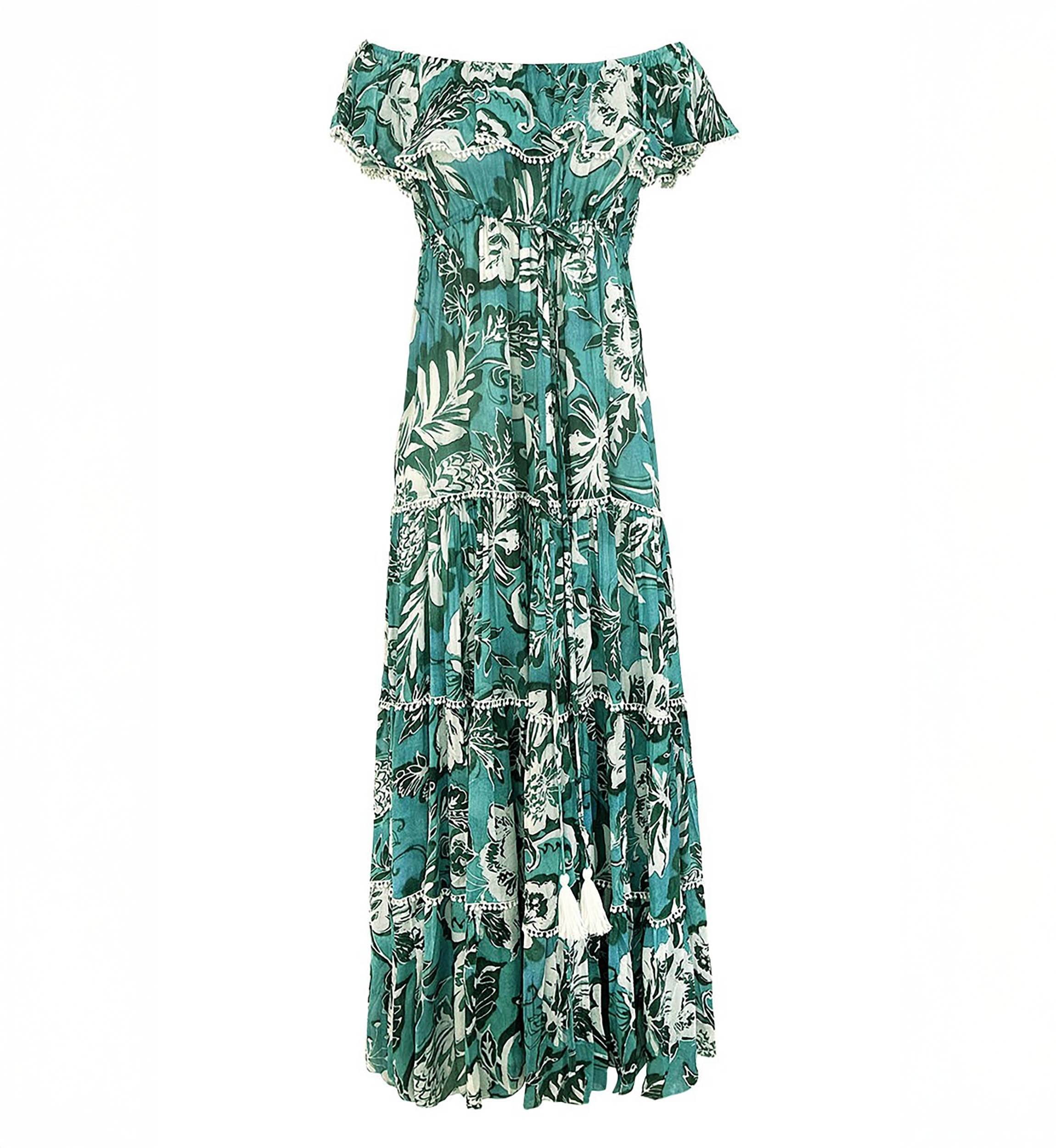 slim fit dress slacks Malvern Maxi Dress Green