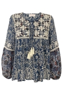 long sleeve bohemian chic blouse ASTER - Miss June