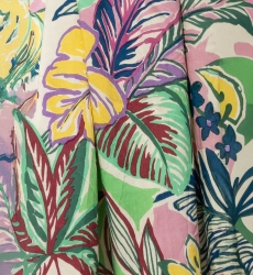 Robe Longue Mencia - multicouleure - haut en crochet- bretelles fines -décolleté en V - bohème - Miss June Paris - 5