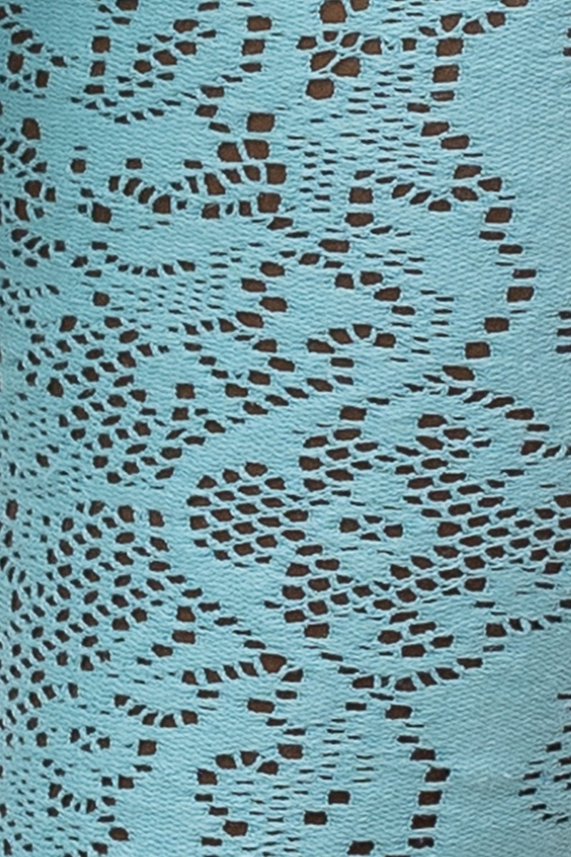 Pantalon Cece - aqua - crochet - bohème - Miss June Paris - 4