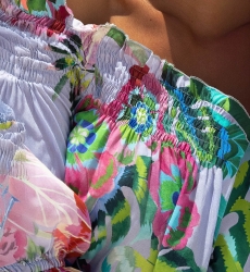 Top Manche Longue Gin - couleur maeve - imprimé fleuri - bohème - Miss June Paris - 6